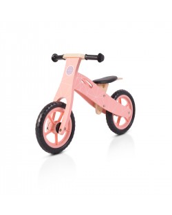 Дървен балансиращ велосипед Moni Toys, 5018, розов