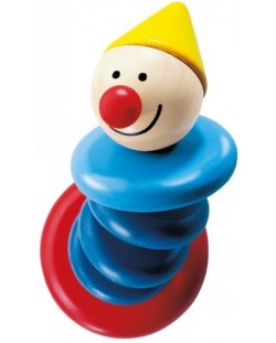 Дървена бебешка играчка Haba, Клоун