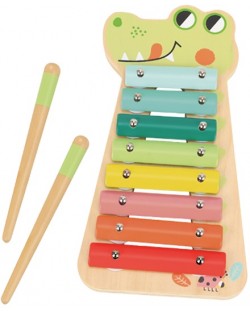 Дървена музикална играчка Tooky Toy - Ксилофон