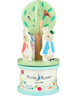 Дървена музикална въртележка Orange Tree Toys - Peter Rabbit