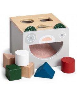 Дървена играчка Micki Pippi - Сортер с формички