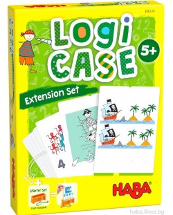 Детски карти за игра Haba Logicase - Пирати
