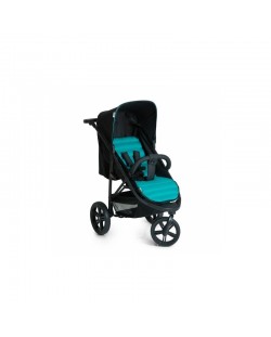 Детска лятна количка Hauck - Rapid 3, Caviar/Turquoise