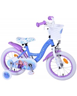 Детски велосипед с помощни колела E&L cycles - Disney, Frozen, 14''