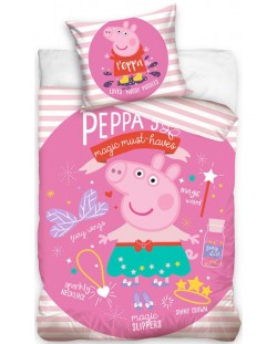 Детски спален комплект Sonne Home - Peppa Pig Мagic, 2 части