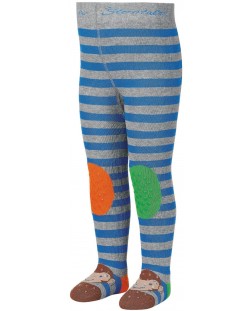 Детски чорапогащник за пълзене Sterntaler - С маймунка, 92 cm, 2-3 години