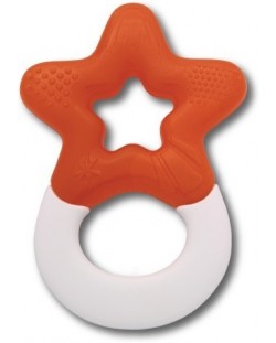 Охлаждаща гризалка-чесалка Dentistar - Оранжева звезда