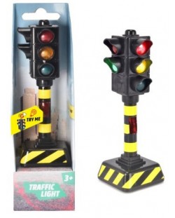Детска играчка Dickie Toys - Светофар, със звуци и светлини
