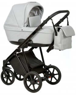 Детска количка Baby Giggle - Adagio, 2в1, сива