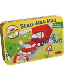 Детска магнитна игра Haba - Автомагистрала, в магнитна кутия