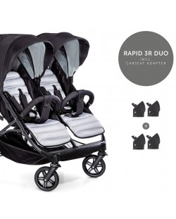 Детска количка за близнаци Hauck - Rapid 3R Duo