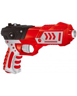 Детски пистолет Red Guns - Pro, с 6 меки стрели