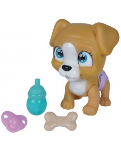 Детски комплект Simba Toys - Бебе кученце с памперс