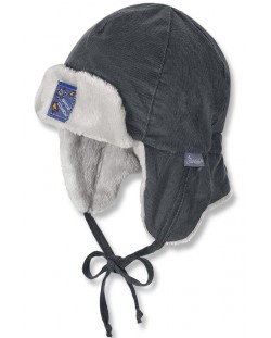 Детска зимна шапка ушанка Sterntaler - За момчета, 45 cm, 6-9 месеца