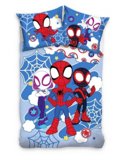 Детски спален комплект от 2 части Sonne - Spiderman, The Amazing Friends
