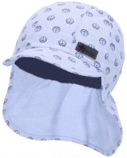 Детска шапка с платка с UV 50+ защита Sterntaler - С котвички, 47 cm, 9-12 месеца
