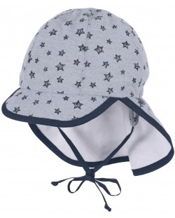 Детска шапка с платка с UV 50+ защита Sterntaler - Със  звездички, 51 cm, 18-24 месеца