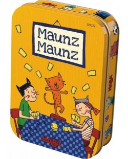 Детска магнитна игра Haba - Луди котки, в метална кутия