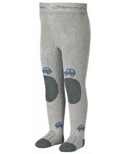 Детски памучен чорапогащник за пълзене Sterntaler - С коли, 92 cm, 2-3 години