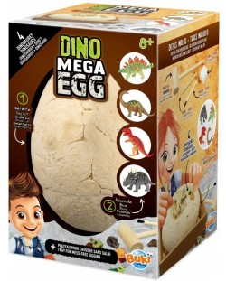 Детска играчка Buki France - Мега яйце, Динозаври