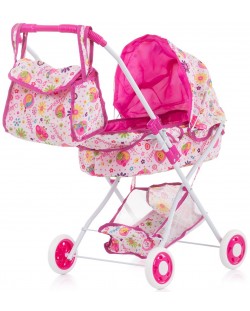Детска количка за кукли Chipolino Ема - Цветна градинка