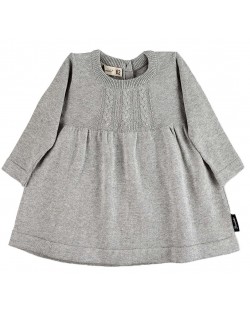 Детска плетена рокля Sterntaler - 74 cm, 6-9 месеца, сива