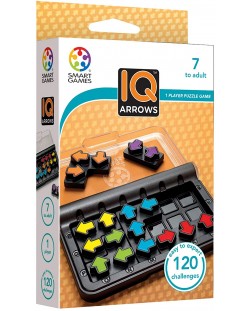 Детска логическа игра Smart Games Pocket IQ - IQ Arrows