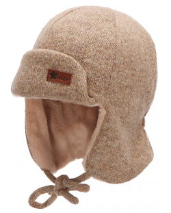 Детска зимна шапка ушанка Sterntaler - За момчета, 51 cm, 18-24 месеца