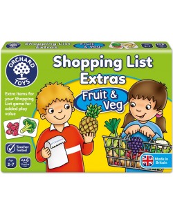 Детска игра Orchard Toys - Списък за пазаруване, Плодове и зеленчуци