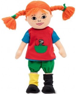 Детска играчка Micki Pippi - Говореща мека кукла Пипи, 40 cm