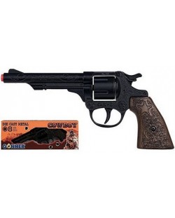 Детска играчка Gonher - Каубойски револвер, черен