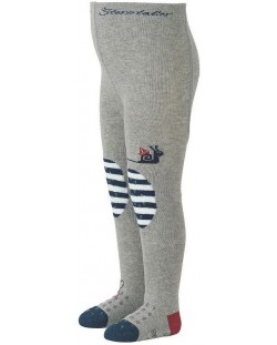 Детски чорапогащник за пълзене Sterntaler - Охлювче, 92 cm, 2-3 години, сив
