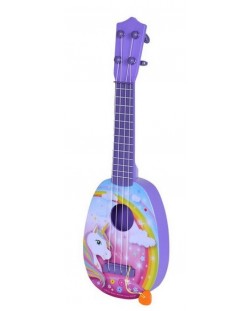 Детски музикален инструмент Simba Toys - Укулеле MMW, еднорог