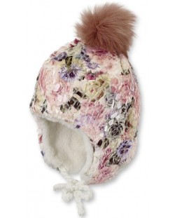 Детска луксозна зимна шапка-ушанка Sterntaler - 51 cm, 18-24 месеца