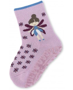 Детски чорапи със силиконова подметка Sterntaler - Фея, 25/26, 3-4 години