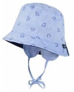 Детска лятна шапка Maximo - Синя, раче, 43 cm
