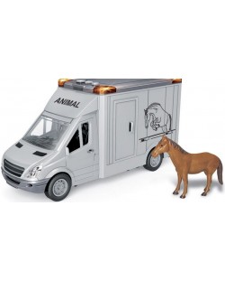 Детска играчка Zhorya City Service - Камион за коне