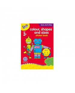 Детска книжка Galt Early Activities - Цветове, форми и размери