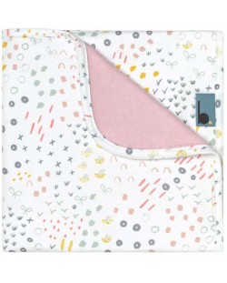 Детско памучно одеяло Baby Clic - Bloom, 75 х 80 cm