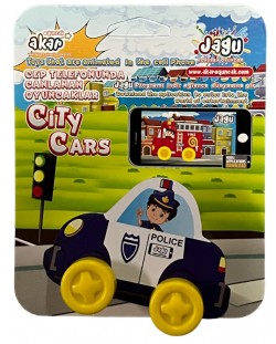 Детска играчка Jagu - Говорещи автомобили, Полицейска кола