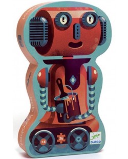Детски пъзел Djeco - Робот, 36 части