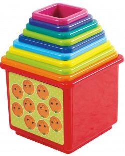 Детски кубчета  PlayGo - Пирамида, 10 броя