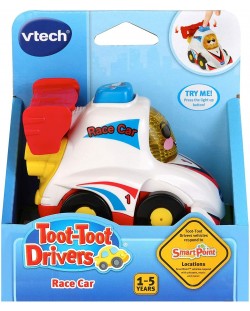 Детска игрчака Vtech - Мини количка, състезателна кола, бяла