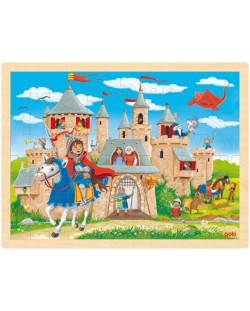 Детски пъзел Goki - Рицарски замък