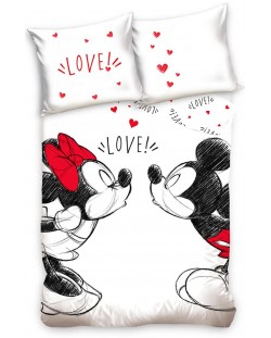 Детски спален комплект Sonne Home - Mickey And Minnie Mouse, 2 части