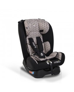 Детско столче за кола Moni - Hybrid Premium, бежови линии