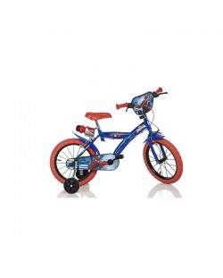 Детско колело Dino Bikes - Спайдърмен, червено, 16"