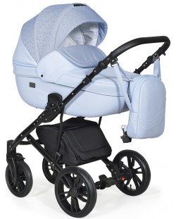 Детска количка Baby Giggle - Mio, 2в1, синя