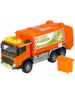 Детска играчка Majorette - Камион за боклук Volvo