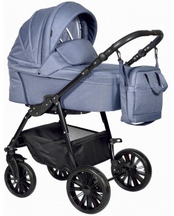 Детска количка Baby Giggle - Sesto, 2в1, сива